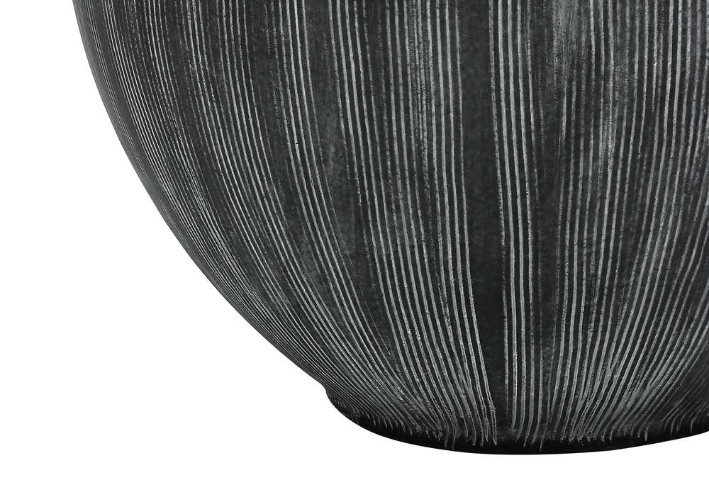Monarch Specialties - Lighting, 23inH, Table Lamp, Black Ceramic, Black Shade, Contemporary - I 9618 veiw 3