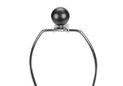 Monarch Specialties - Lighting, 24inH, Table Lamp, Black Concrete, Grey Shade, Contemporary - I 9701 veiw 4