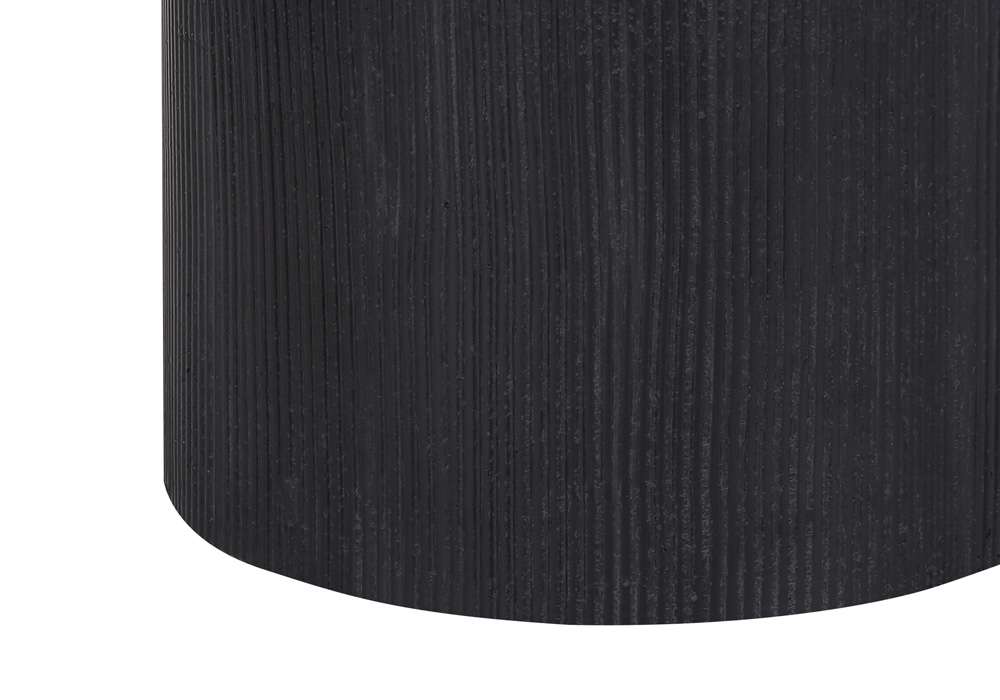 Monarch Specialties - Lighting, 24inH, Table Lamp, Black Concrete, Ivory / Cream Shade, Modern - I 9710 veiw 2