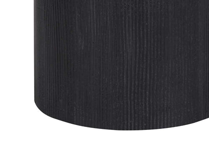 Monarch Specialties - Lighting, 24inH, Table Lamp, Black Concrete, Ivory / Cream Shade, Modern - I 9710 veiw 2