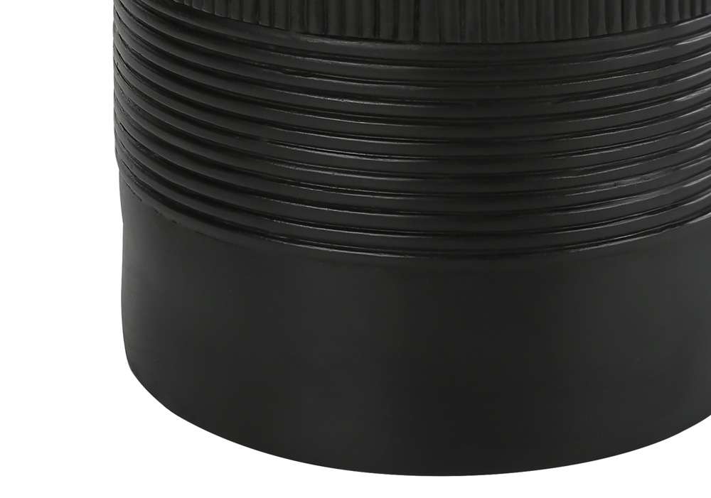 Monarch Specialties - Lighting, 24inH, Table Lamp, Black Resin, Ivory / Cream Shade, Contemporary - I 9619 veiw 3