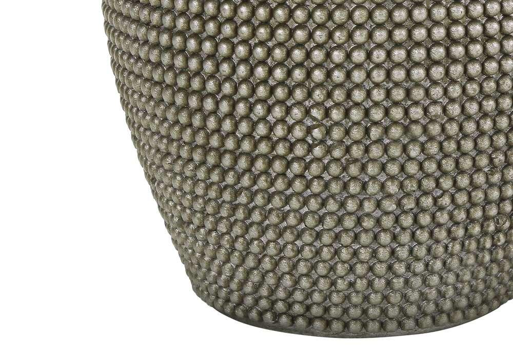Monarch Specialties - Lighting, 24inH, Table Lamp, Grey Resin, Ivory / Cream Shade, Contemporary - I 9654 veiw 3