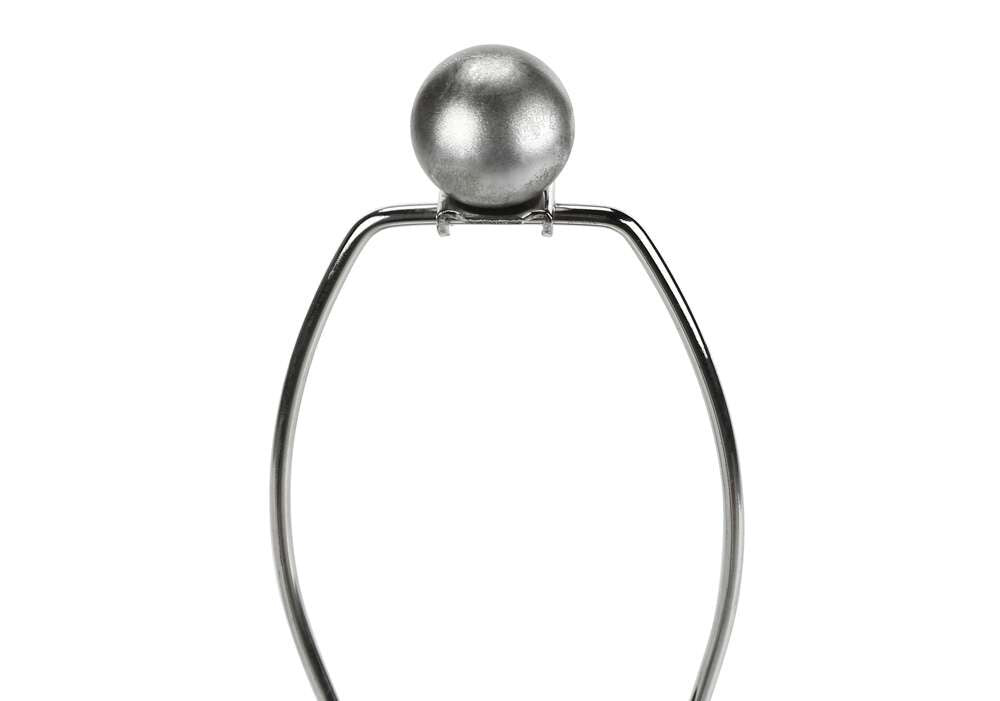 Monarch Specialties - Lighting, 24inH, Table Lamp, Grey Resin, Ivory / Cream Shade, Contemporary - I 9654 veiw 4
