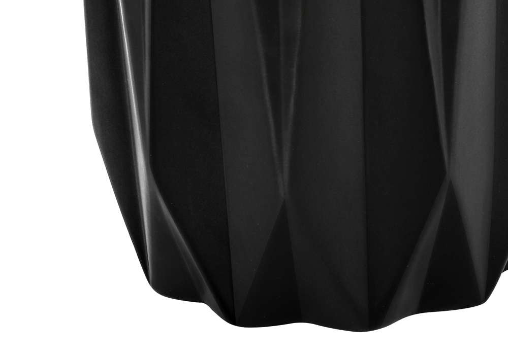 Monarch Specialties - Lighting, 25inH, Table Lamp, Black Ceramic, Ivory / Cream Shade, Contemporary - I 9620 veiw 3