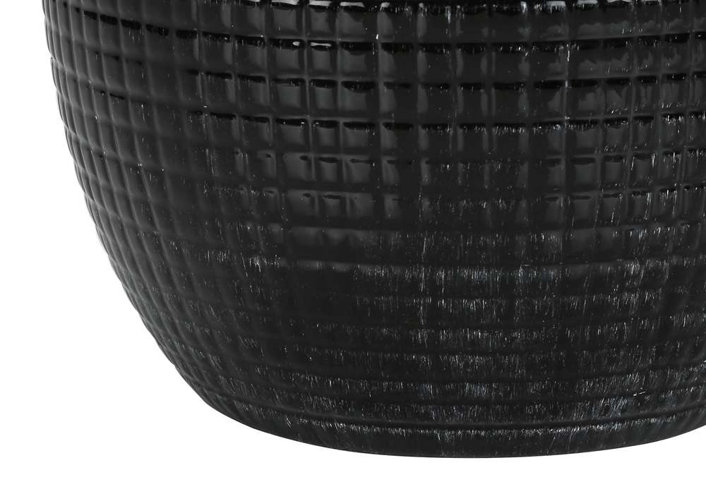 Monarch Specialties - Lighting, 26inH, Table Lamp, Black Ceramic, Ivory / Cream Shade, Contemporary, Modern - I 9705 veiw 2