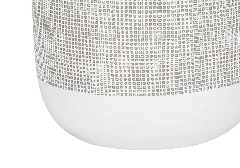 Monarch Specialties - Lighting, 27inH, Table Lamp, Grey Ceramic, Grey Shade, Contemporary - I 9725 veiw 2