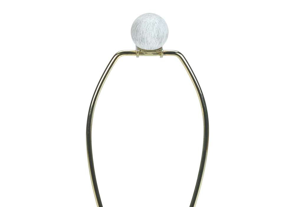 Monarch Specialties - Lighting, 28inH, Table Lamp, Cream Resin, Ivory / Cream Shade, Transitional - I 9742 veiw 4