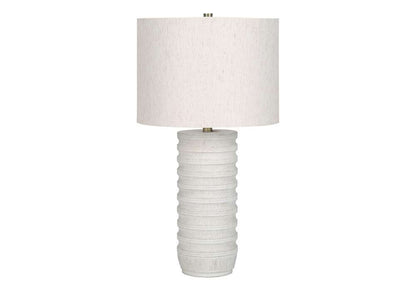 Monarch Specialties - Lighting, 28inH, Table Lamp, Cream Resin, Ivory / Cream Shade, Transitional - I 9706 veiw 1