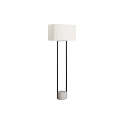 Monarch Specialties - Lighting, 62inH, Floor Lamp, Black Metal, Ivory / Cream Shade, Contemporary - I 9752 veiw 1