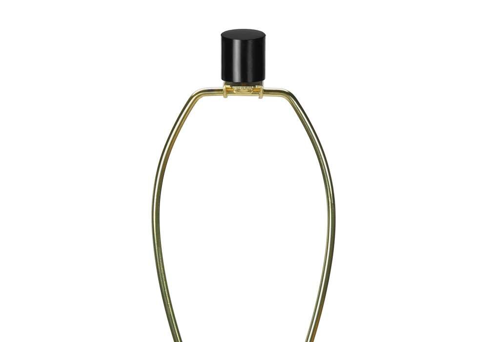 Monarch Specialties - Lighting, 63inH, Floor Lamp, Black Metal, Ivory / Cream Shade, Contemporary - I 9735 veiw 4