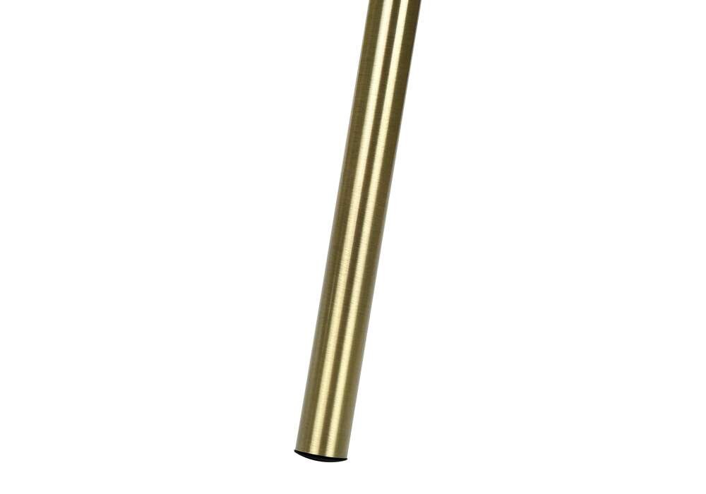 Monarch Specialties - Lighting, 63inH, Floor Lamp, Brass Metal, Ivory / Cream Shade, Contemporary - I 9736 veiw 3