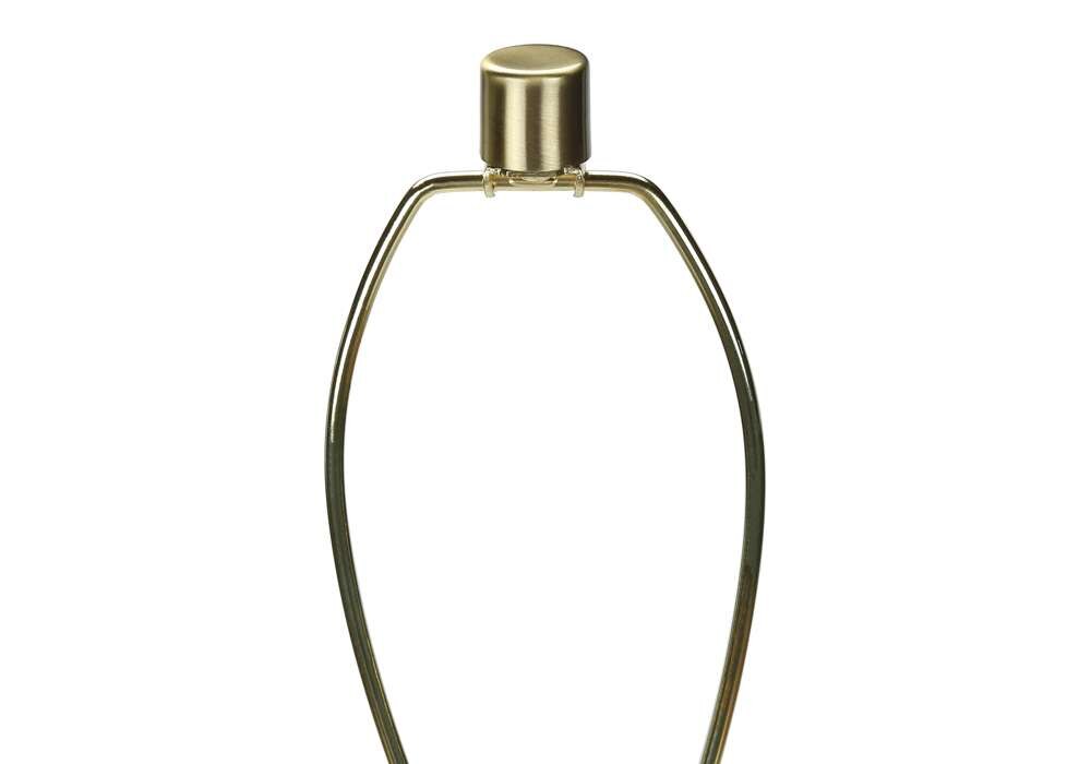 Monarch Specialties - Lighting, 63inH, Floor Lamp, Brass Metal, Ivory / Cream Shade, Contemporary - I 9736 veiw 4