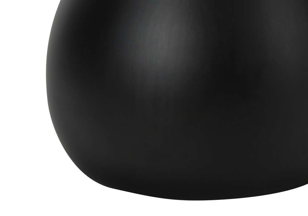 Monarch Specialties - Lighting, Set Of 2, 18inH, Table Lamp, Black Metal, Ivory / Cream Shade, Contemporary - I 9639 veiw 3
