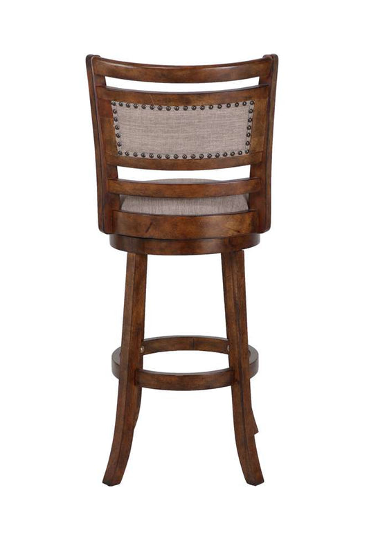 New Classic Furniture - Aberdeen 29in Bar Stool-Dk Brown With Fabric Seat - S1218-BS-FB veiw 2
