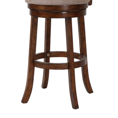 New Classic Furniture - Aberdeen 29in Bar Stool-Dk Brown With Fabric Seat - S1218-BS-FB veiw 4