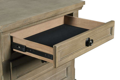 New Classic Furniture - Allegra Nightstand -Pewter - B2159-040 veiw 4