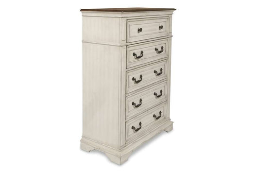New Classic Furniture - Anastasia Chest - Ant. White - B1731-070 veiw 1