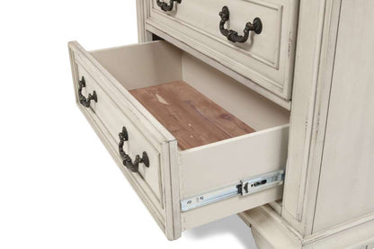 New Classic Furniture - Anastasia Chest - Ant. White - B1731-070 veiw 4