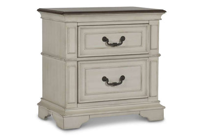 New Classic Furniture - Anastasia Nightstand - Ant. White - B1731-040 veiw 1