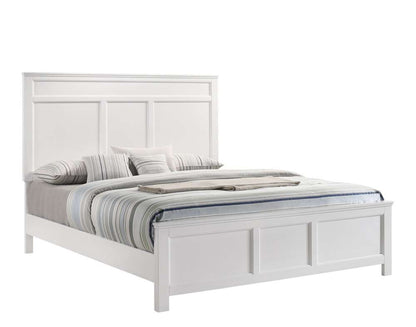 New Classic Furniture - Andover 6/6 Ek Bed -White - 00-677W-100 veiw 2