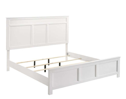 New Classic Furniture - Andover 6/6 Ek Bed -White - 00-677W-100 veiw 3