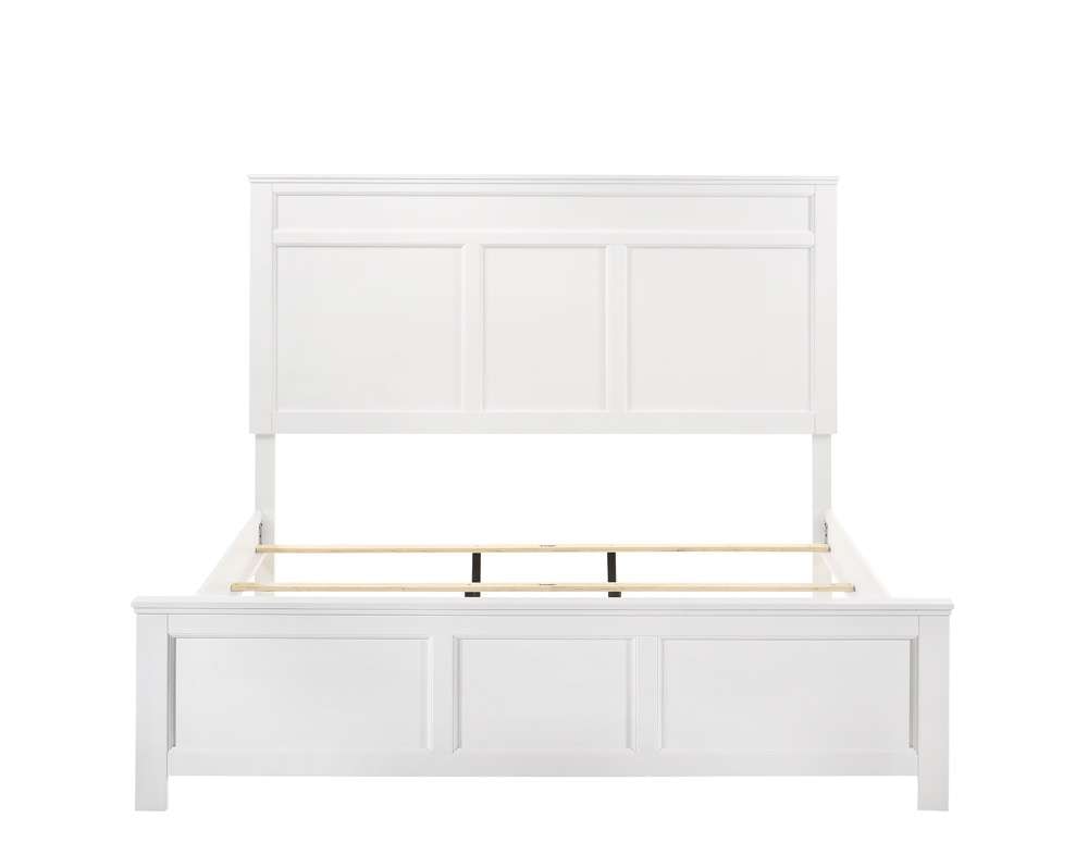 New Classic Furniture - Andover 6/6 Ek Bed -White - 00-677W-100 veiw 4