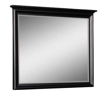New Classic Furniture - Belle Rose Landscape Mirror- Black Cherry - BH013-060 veiw 1