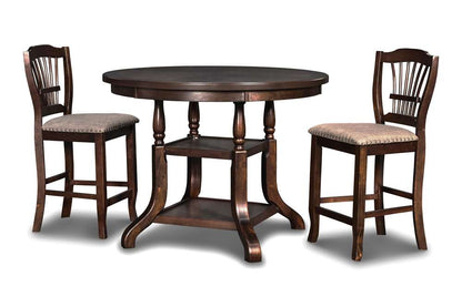 New Classic Furniture - Bixby Counter Dining Table-Espresso - D2541-12 veiw 3
