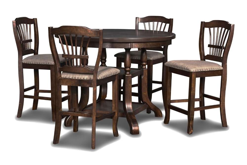 New Classic Furniture - Bixby Counter Table and 6 Chairs - 45-2541-D6C veiw 1