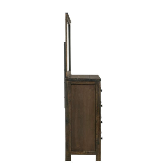 New Classic Furniture - Blue Ridge Mirror-Rustic Gray - B1334-060 veiw 2