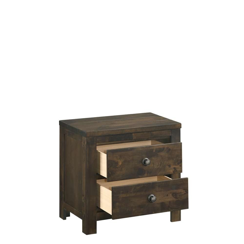 New Classic Furniture - Blue Ridge Nightstand-Rustic Gray - B1334-040 veiw 2
