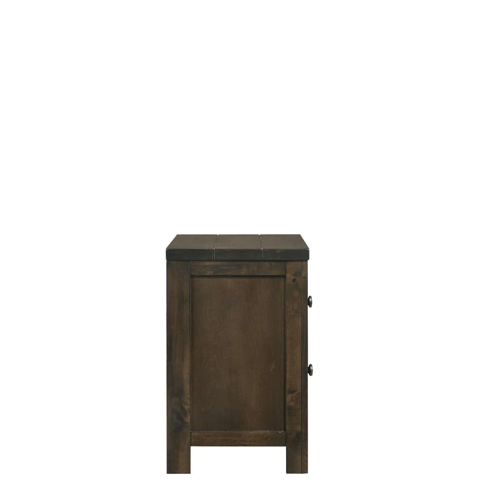 New Classic Furniture - Blue Ridge Nightstand-Rustic Gray - B1334-040 veiw 5