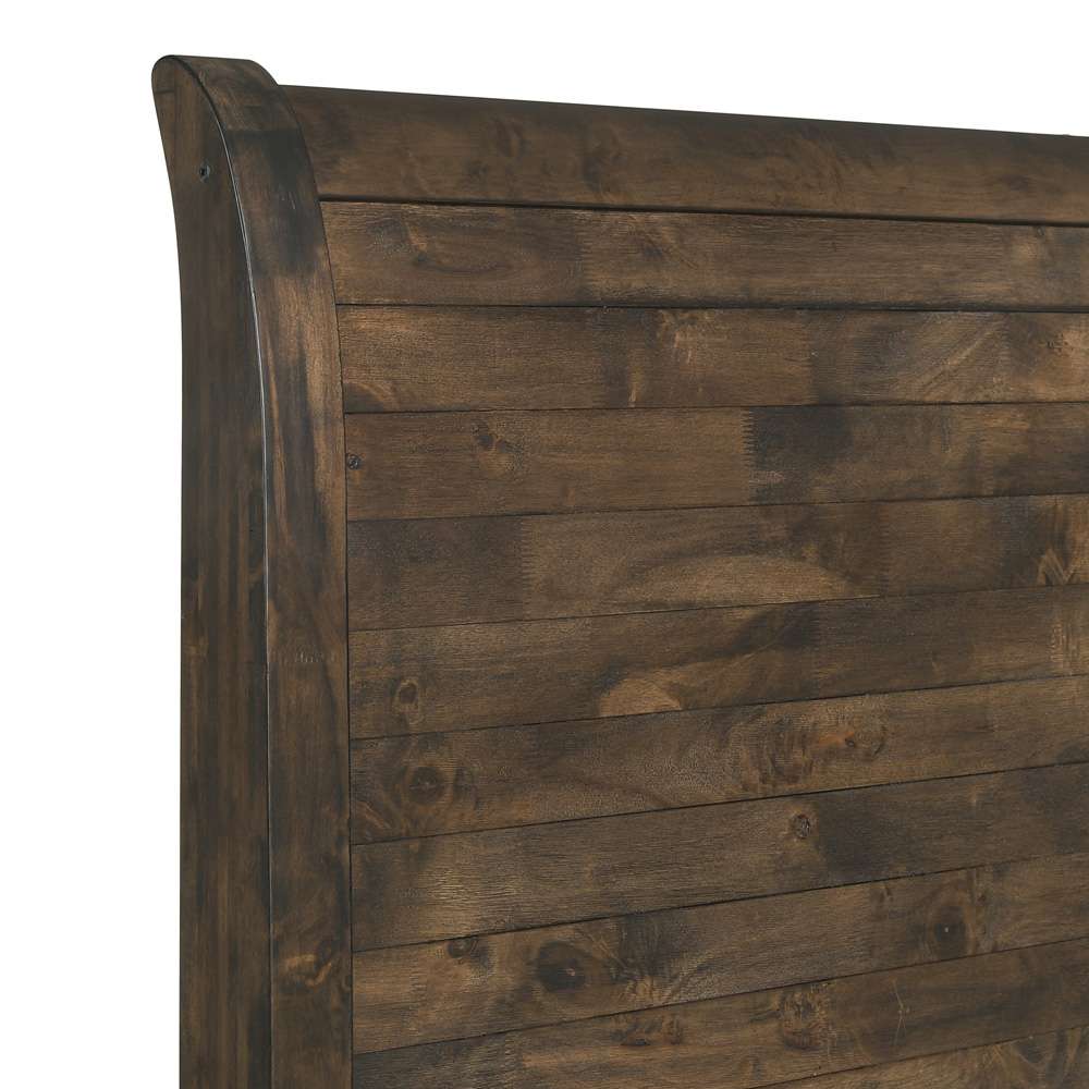 New Classic Furniture - Blue Ridge Wood Queen Bed, Rustic Gray - 00-1334-300 veiw 4
