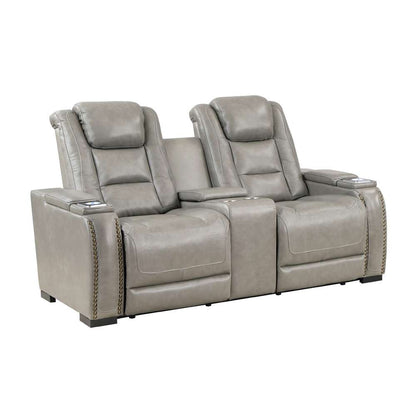 New Classic Furniture - Breckenridge Console Loveseat W/ Pwr Fr & Hr-Lt Gray - L3183-25P2-LGY veiw 1