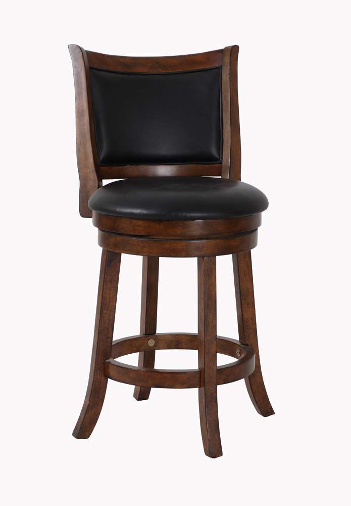 New Classic Furniture - Bristol 24in Counter Stool-Dk Brown With Pu Seat - S1131-CS-PB veiw 1