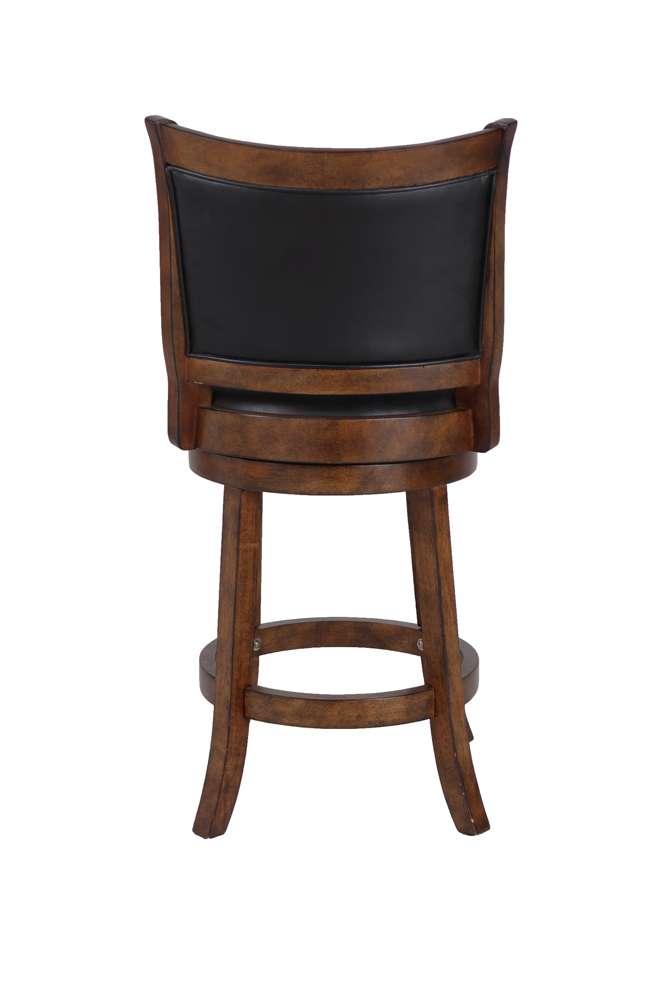 New Classic Furniture - Bristol 24in Counter Stool-Dk Brown With Pu Seat - S1131-CS-PB veiw 2