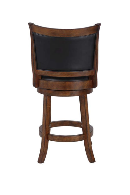 New Classic Furniture - Bristol 24in Counter Stool-Dk Brown With Pu Seat - S1131-CS-PB veiw 2