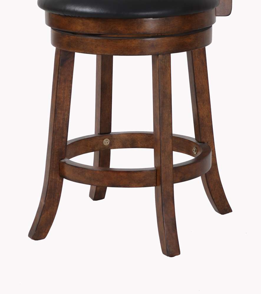 New Classic Furniture - Bristol 24in Counter Stool-Dk Brown With Pu Seat - S1131-CS-PB veiw 4