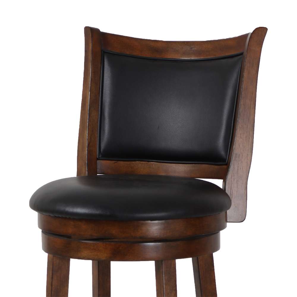 New Classic Furniture - Bristol 29in Bar Stool-Dk Brown With Pu Seat - S1131-BS-PB veiw 3