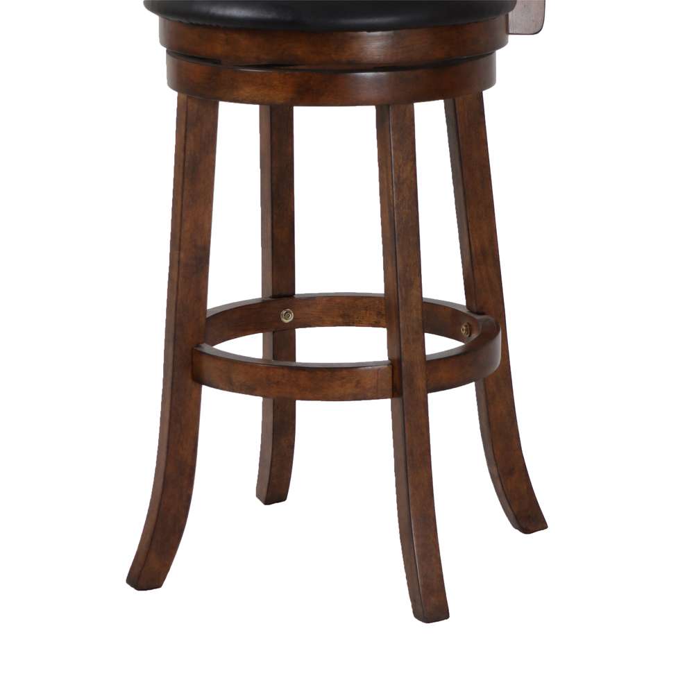 New Classic Furniture - Bristol 29in Bar Stool-Dk Brown With Pu Seat - S1131-BS-PB veiw 4