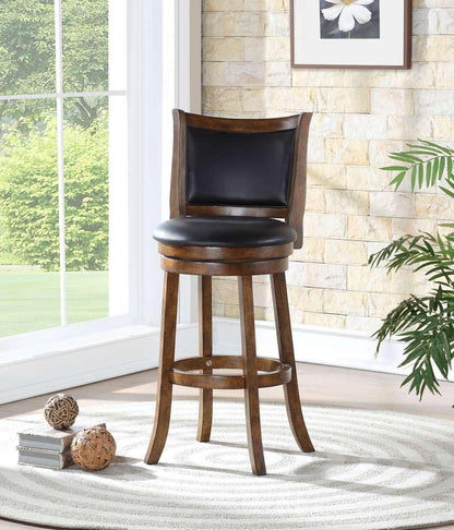 New Classic Furniture - Bristol 29in Bar Stool-Dk Brown With Pu Seat - S1131-BS-PB veiw 5