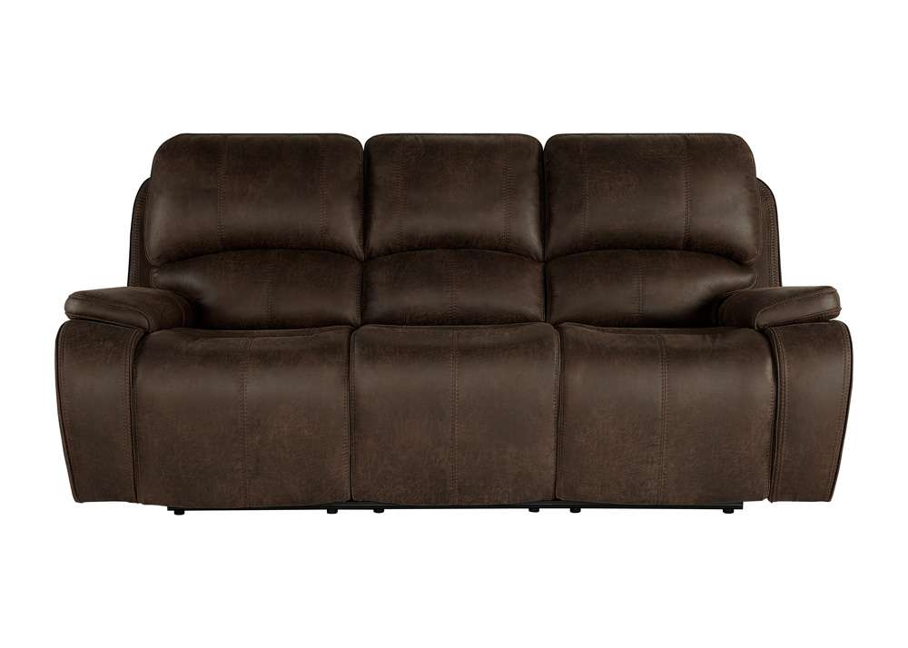 New Classic Furniture - Brookings Dual Recliner Sofa-Brown - U093-30-BRN veiw 4
