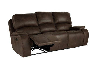 New Classic Furniture - Brookings Dual Recliner Sofa-Brown - U093-30-BRN veiw 6