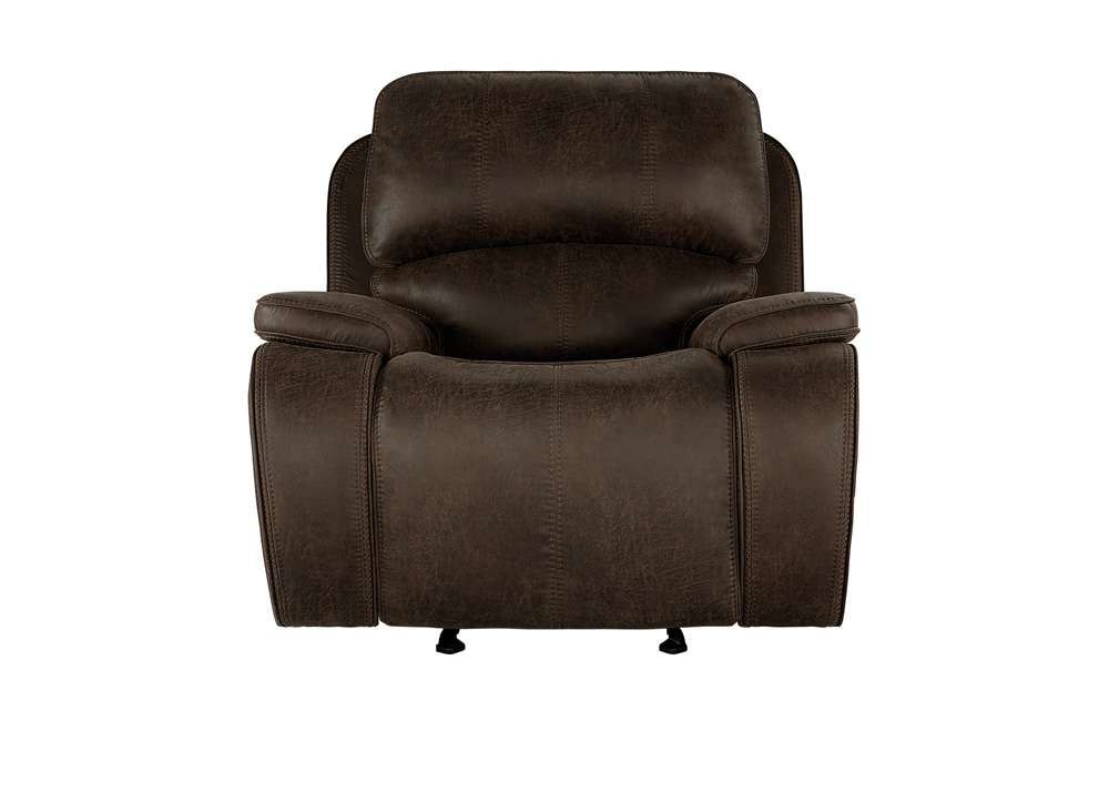 New Classic Furniture - Brookings Glider Recliner-Brown - U093-13-BRN veiw 3