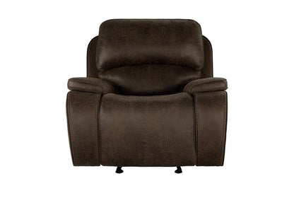 New Classic Furniture - Brookings Glider Recliner-Brown - U093-13-BRN veiw 3