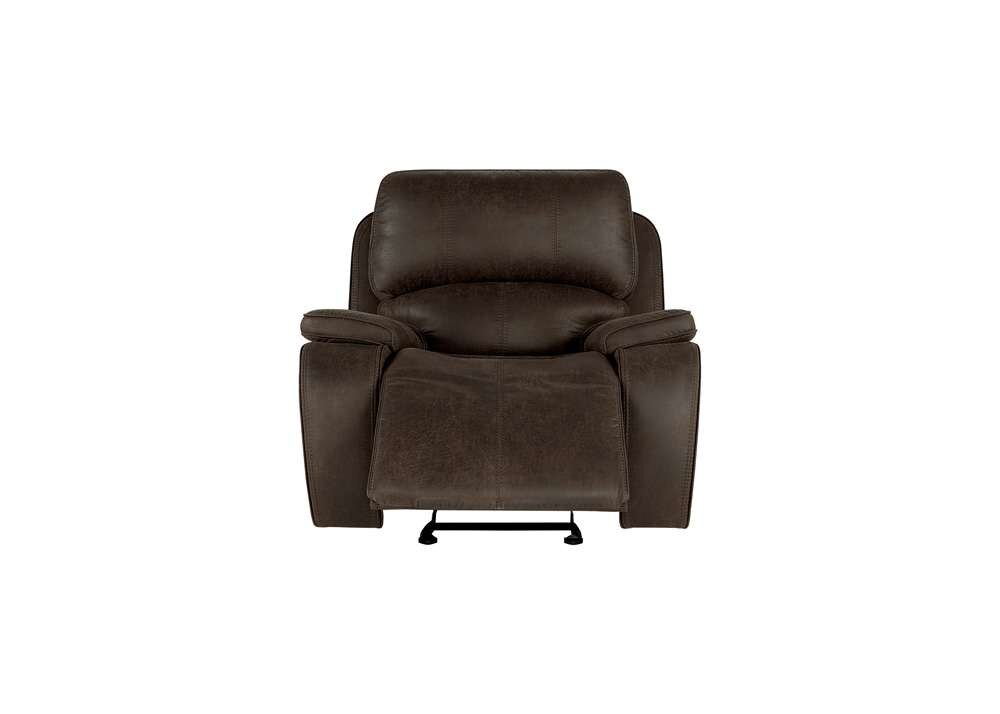 New Classic Furniture - Brookings Glider Recliner W/Power Headrest & Footrest-Brown - U093-13P2-BRN veiw 5