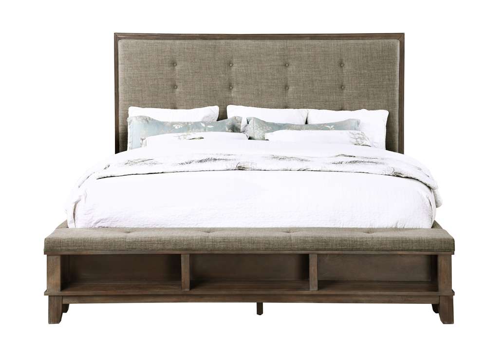 New Classic Furniture - Cagney 6/6 Ek Bed - Vintage - 00-594G-100 veiw 3