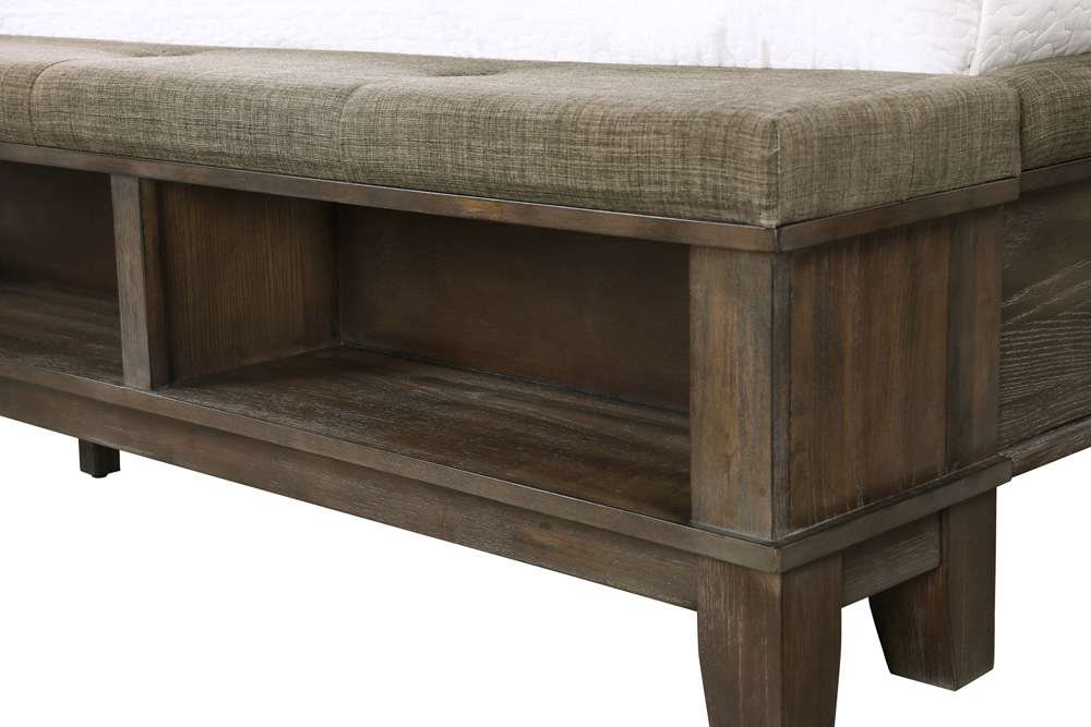 New Classic Furniture - Cagney 6/6 Ek Bed - Vintage - 00-594G-100 veiw 4