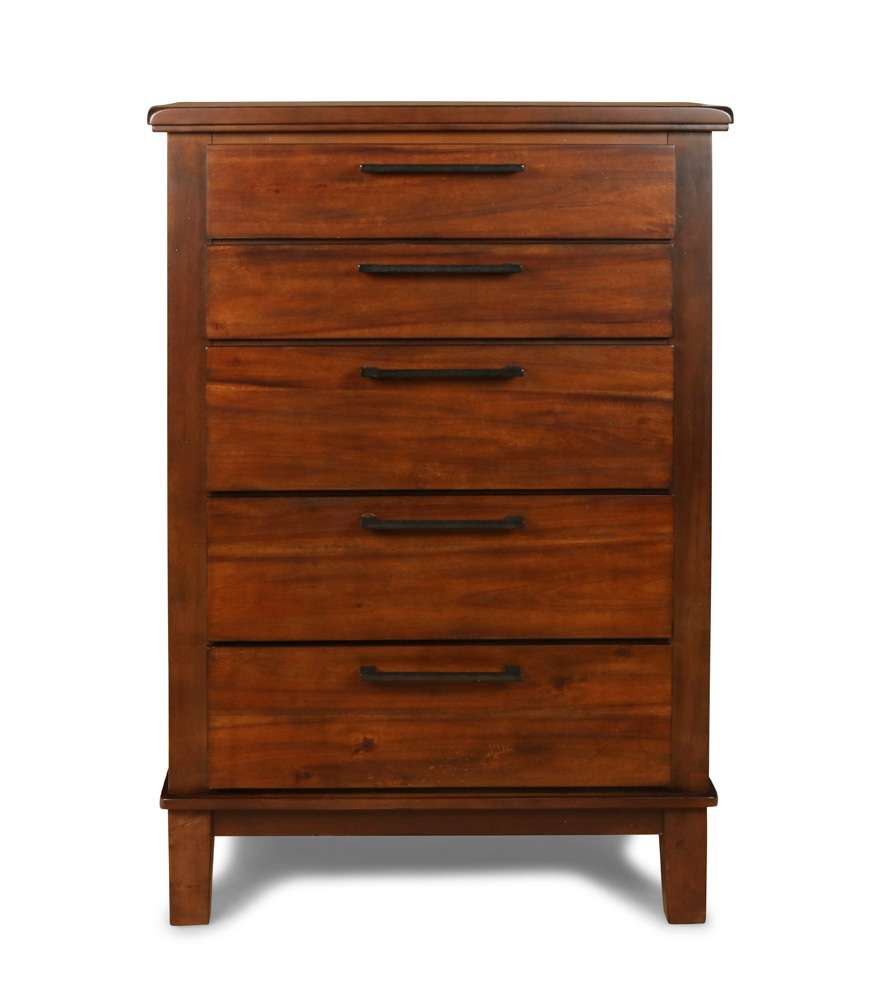 New Classic Furniture - Cagney Chest - Chestnut - B594-070 veiw 3