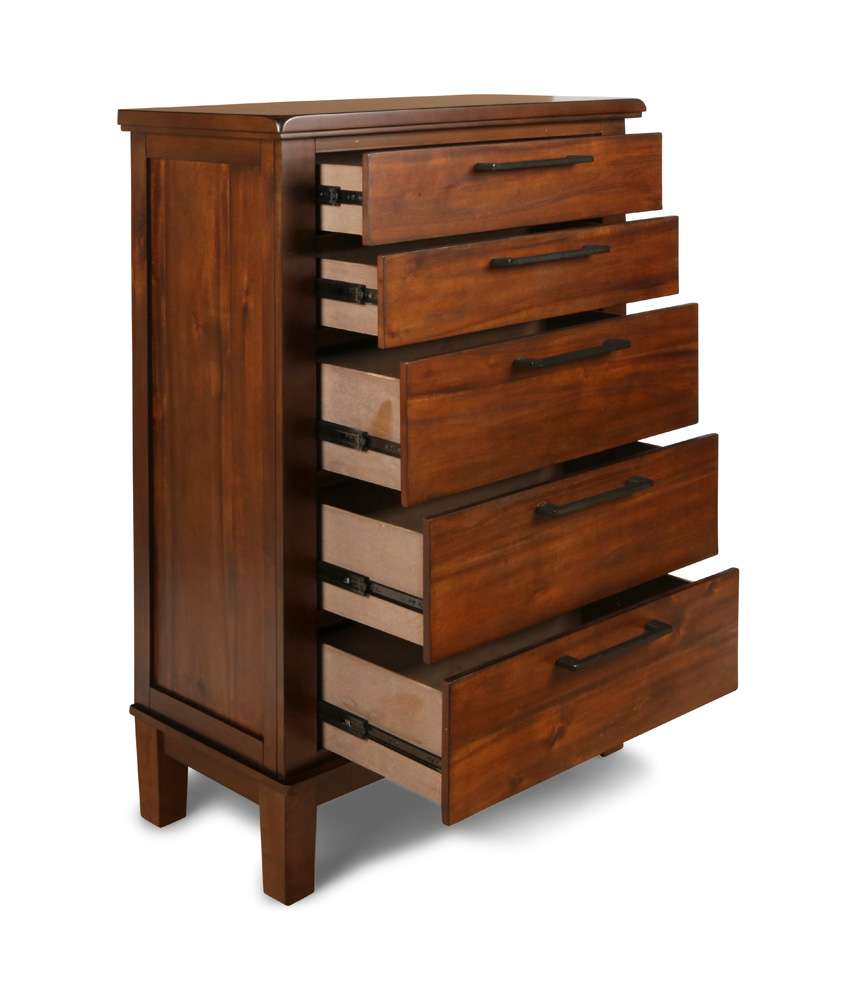 New Classic Furniture - Cagney Chest - Chestnut - B594-070 veiw 5